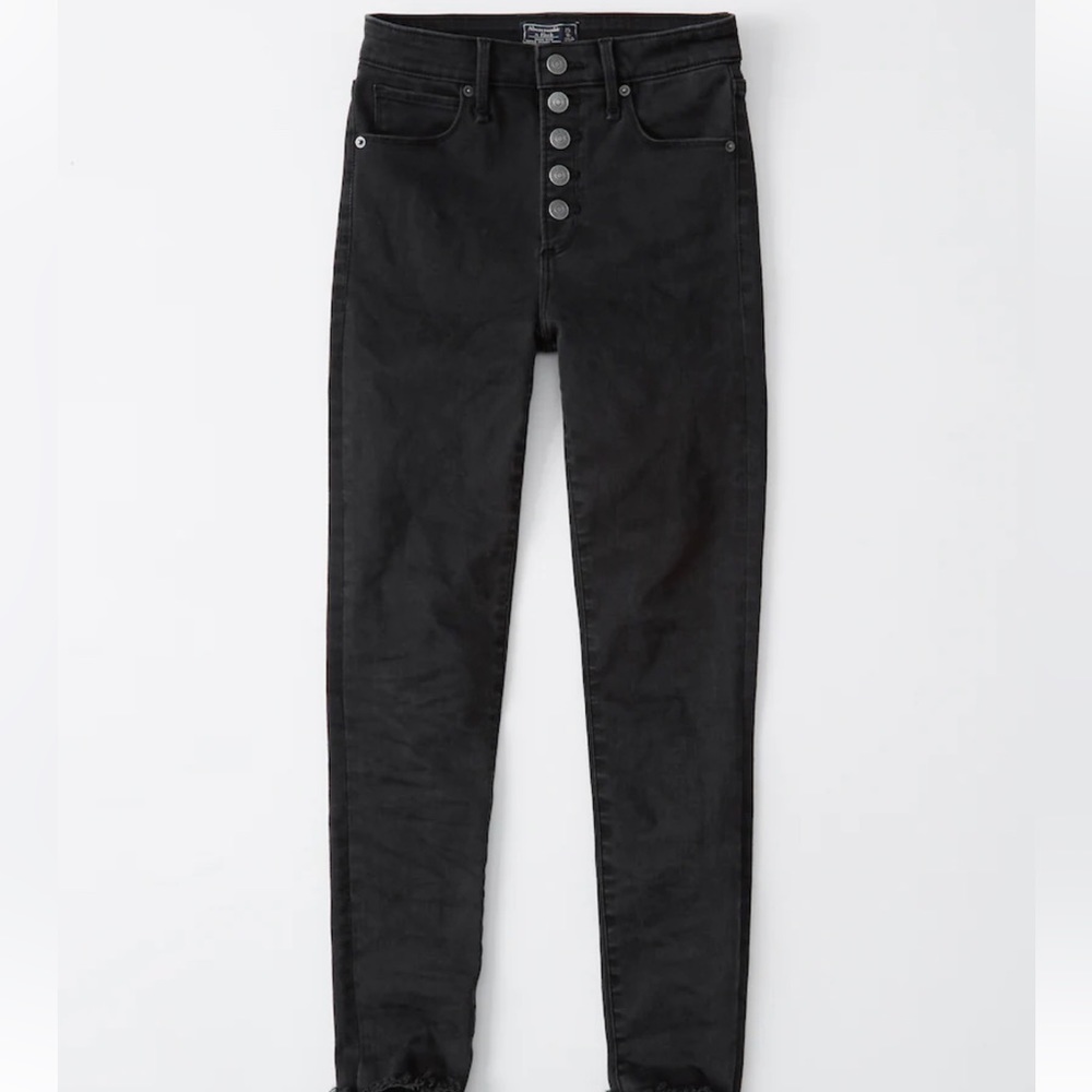 Abercrombie & Fitch Super Skinny Ankle High Rise Jeans